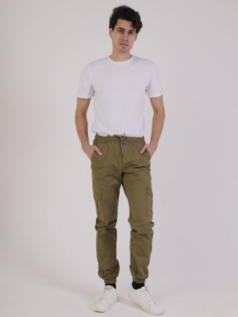 Брюки Джогеры NESET арт.688, Цвет Олива, Производство Турция - интернет магазин Полигон