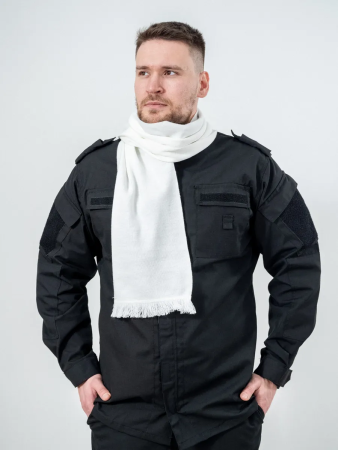 Шарф, белый - интернет магазин Полигон