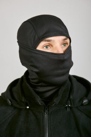 Составная маска подшлемник №13, черный, полиэстер - интернет магазин Полигон