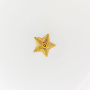 Звезда на погоны пластиковая рифленая золотая, d 20 мм - интернет магазин Полигон