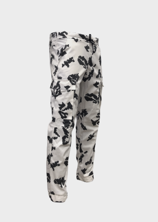 Брюки Джогеры М-467 Снег, STREET черный, белый - интернет магазин Полигон