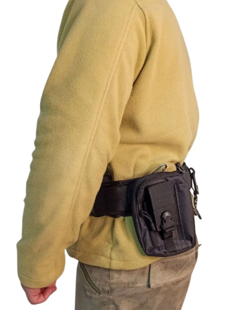 Пояс тактический Molle Girdle 5 в 1 Molle Girdle, черный - интернет магазин Полигон