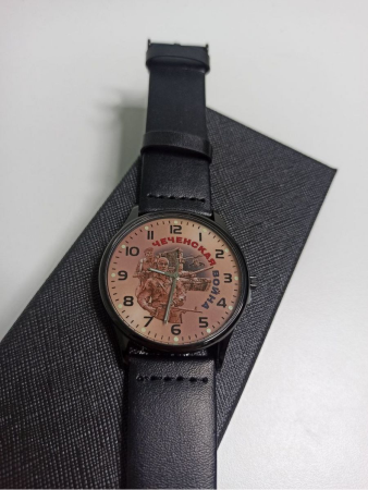 Часы наручные «Чеченская война», бежевый, черный - интернет магазин Полигон