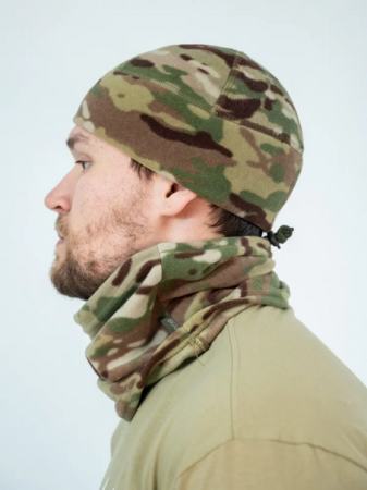 Шарф ВКБО (ВКПО), флис, цвет мультикам  - интернет магазин Полигон