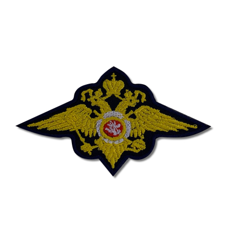Нашивка на грудь Орел приказ №777 МВД, золотой - интернет магазин Полигон