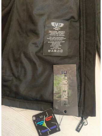 Ветровка UAF Jacket Джунгли, тактическая, цвет чёрный - интернет магазин Полигон