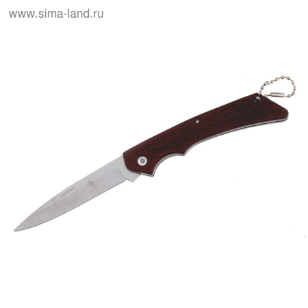 Сувенирный нож, складной, рукоять под дерево, фигурная - интернет магазин Полигон