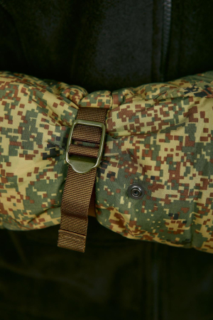 Рукавицы утепленные, зеленый - интернет магазин Полигон