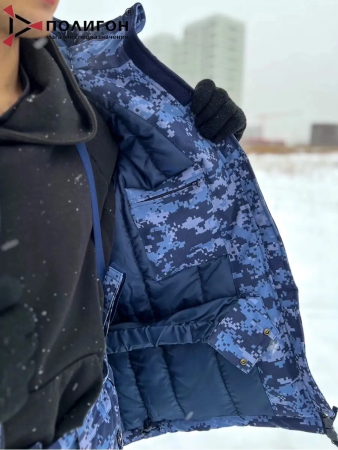 Костюм Росгвардия, синий, зима - интернет магазин Полигон