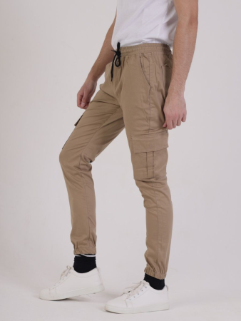 Брюки Джогеры KARGO, цвет Песок, производство Турция - интернет магазин Полигон