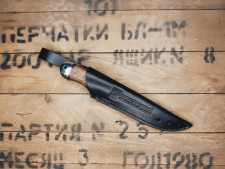 Нож Златоуст "Пустельга", орех, сталь 95х18 - интернет магазин Полигон