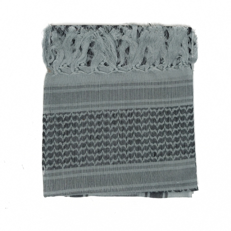 Платок-арафатка, серый 110х110 см хлопок - интернет магазин Полигон