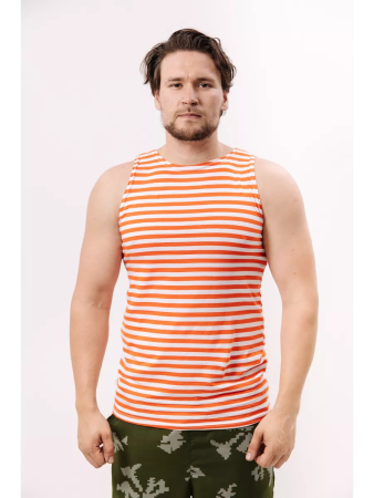 Майка-тельняшка (ГОСТ облегченный) МЧС, оранжевый - интернет магазин Полигон