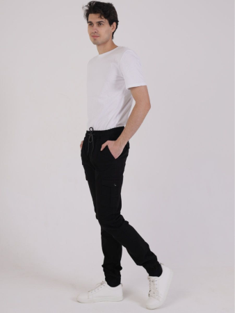 Брюки Джогеры артикул 681 Турция, NESET черный - интернет магазин Полигон