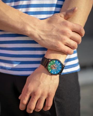 Часы наручные ВДВ, синий, зеленый, черный - интернет магазин Полигон