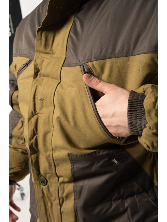 Костюм зимний Горка 6, цвет Хаки, ткань Палатка, ткань Гретта-Т - интернет магазин Полигон